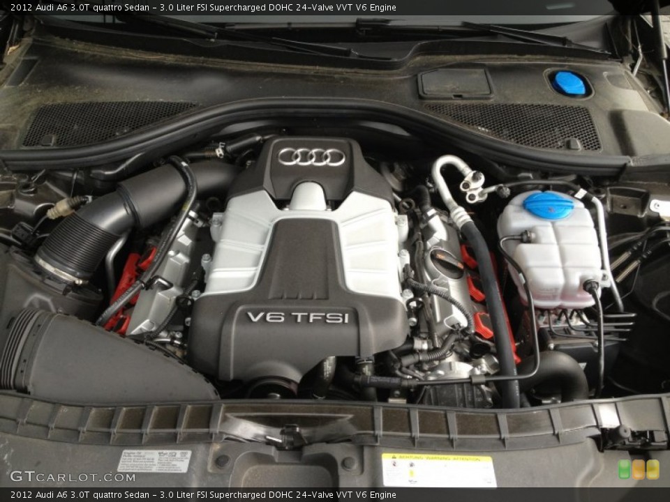 3.0 Liter FSI Supercharged DOHC 24-Valve VVT V6 Engine for the 2012 Audi A6 #81808383