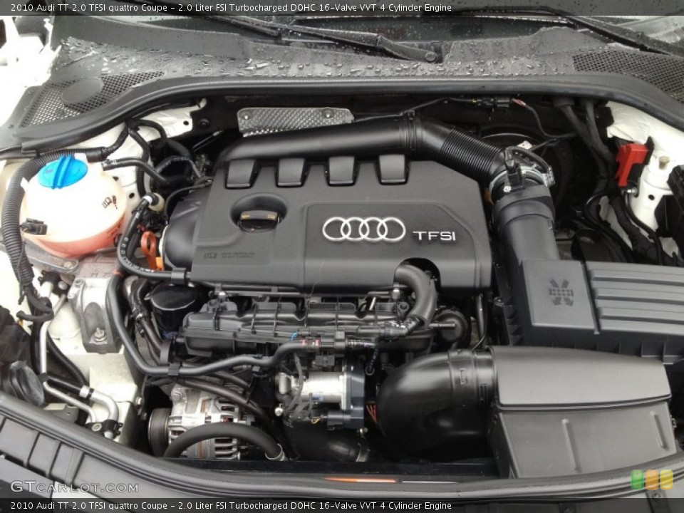 2.0 Liter FSI Turbocharged DOHC 16-Valve VVT 4 Cylinder 2010 Audi TT Engine