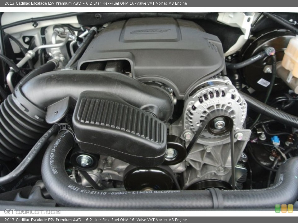 6.2 Liter Flex-Fuel OHV 16-Valve VVT Vortec V8 Engine for the 2013 Cadillac Escalade #81814606