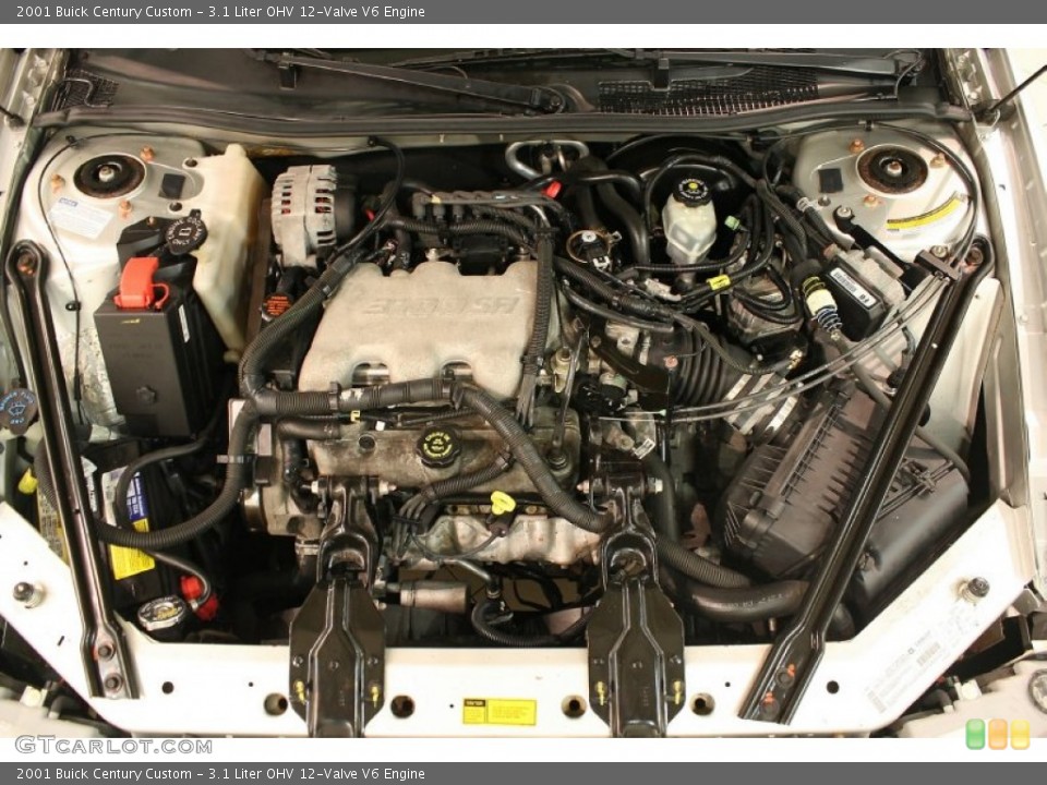 3.1 Liter OHV 12-Valve V6 Engine for the 2001 Buick Century #81821758