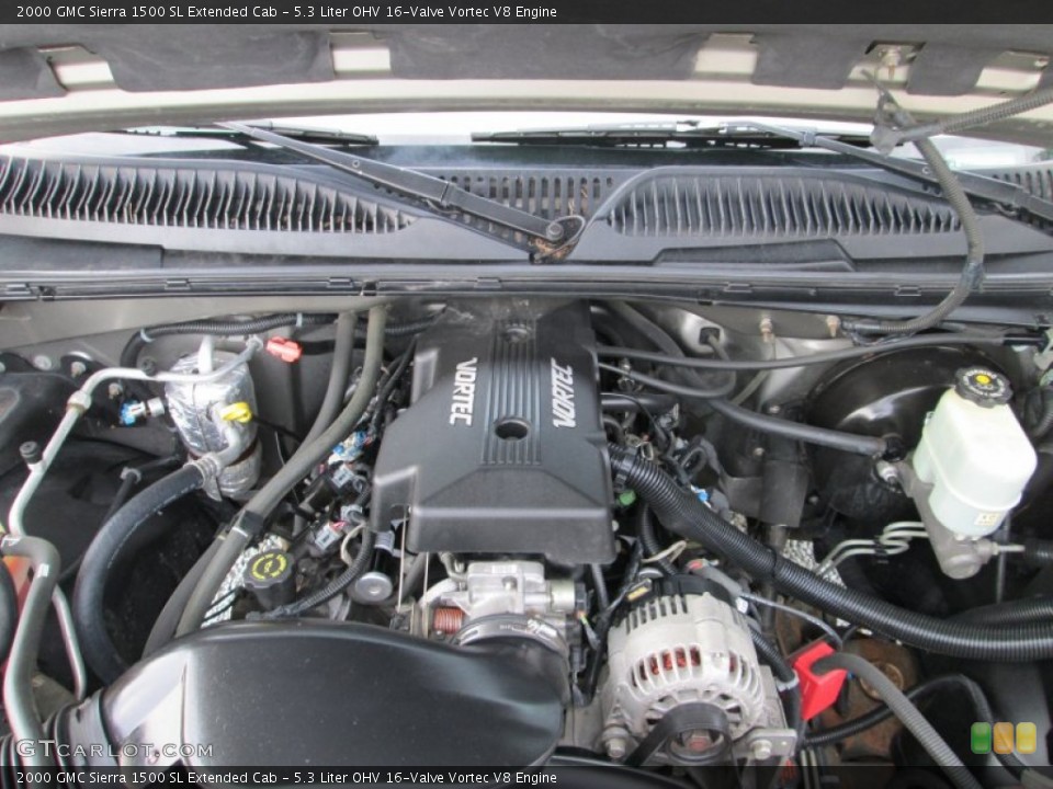 5.3 Liter OHV 16-Valve Vortec V8 Engine for the 2000 GMC Sierra 1500 #81828188