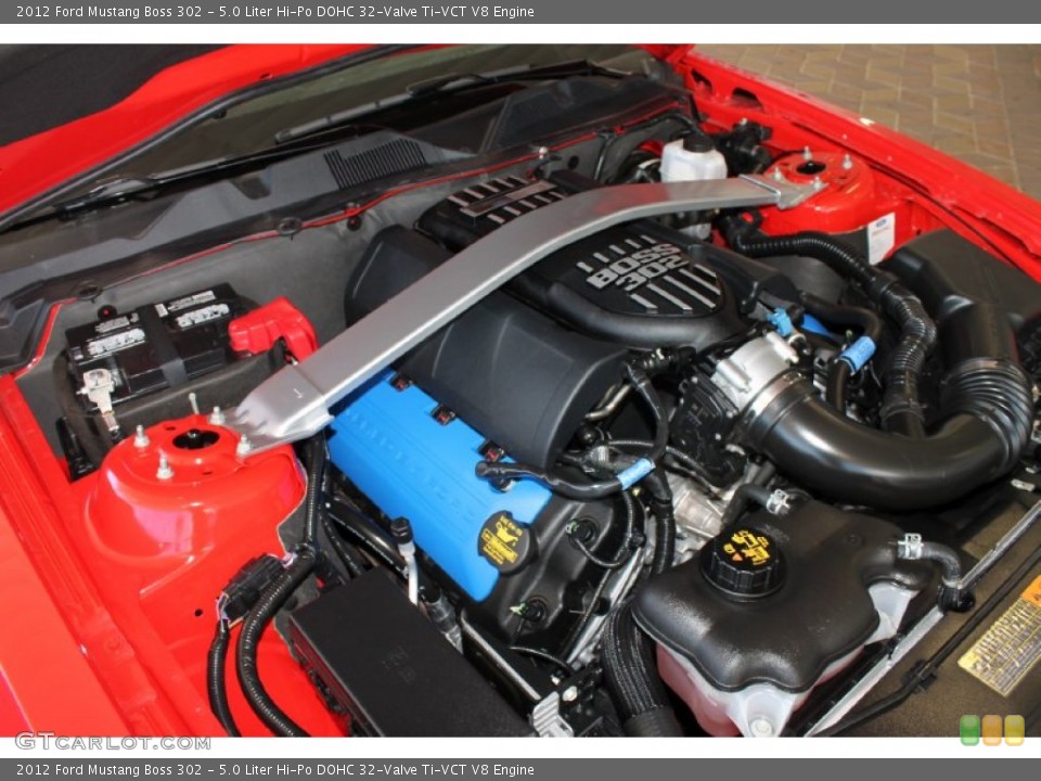 5.0 Liter Hi-Po DOHC 32-Valve Ti-VCT V8 Engine for the 2012 Ford Mustang #81831003