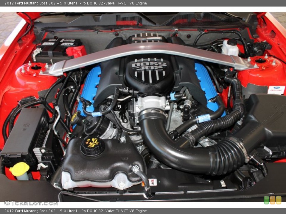5.0 Liter Hi-Po DOHC 32-Valve Ti-VCT V8 Engine for the 2012 Ford Mustang #81831021