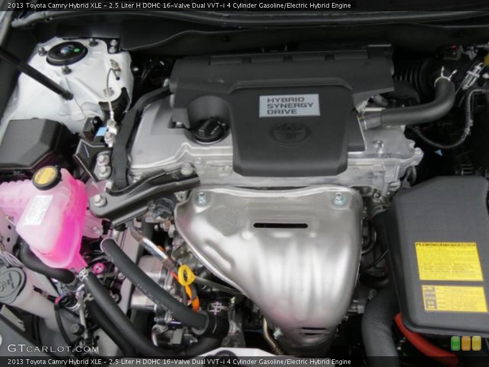 2.5 Liter H DOHC 16-Valve Dual VVT-i 4 Cylinder Gasoline/Electric Hybrid Engine for the 2013 Toyota Camry #81855243