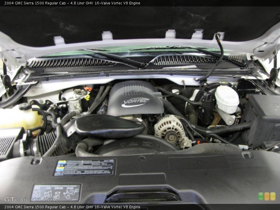 4.8 Liter OHV 16-Valve Vortec V8 Engine for the 2004 GMC Sierra 1500 #81860542