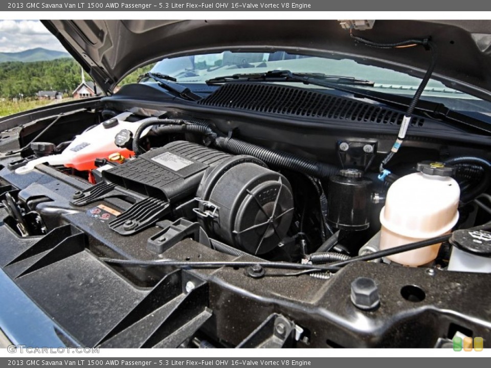 5.3 Liter Flex-Fuel OHV 16-Valve Vortec V8 Engine for the 2013 GMC Savana Van #81866683