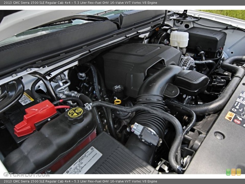 5.3 Liter Flex-Fuel OHV 16-Valve VVT Vortec V8 Engine for the 2013 GMC Sierra 1500 #81867052