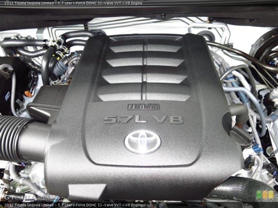 5.7 Liter i-Force DOHC 32-Valve VVT-i V8 Engine for the 2012 Toyota Sequoia #81869742