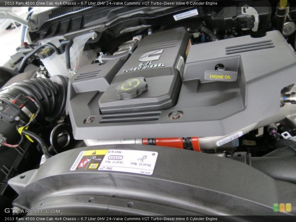 6.7 Liter OHV 24-Valve Cummins VGT Turbo-Diesel Inline 6 Cylinder Engine for the 2013 Ram 4500 #81878485