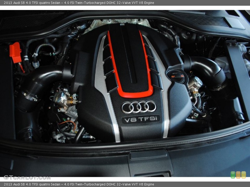 4.0 FSI Twin-Turbocharged DOHC 32-Valve VVT V8 Engine for the 2013 Audi S8 #81890624