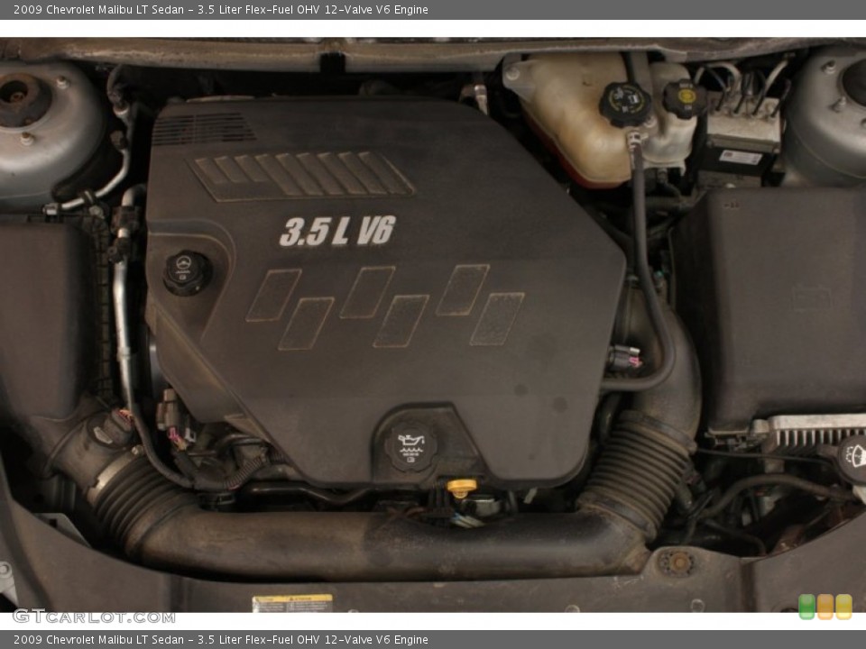 3.5 Liter Flex-Fuel OHV 12-Valve V6 Engine for the 2009 Chevrolet Malibu #81920081