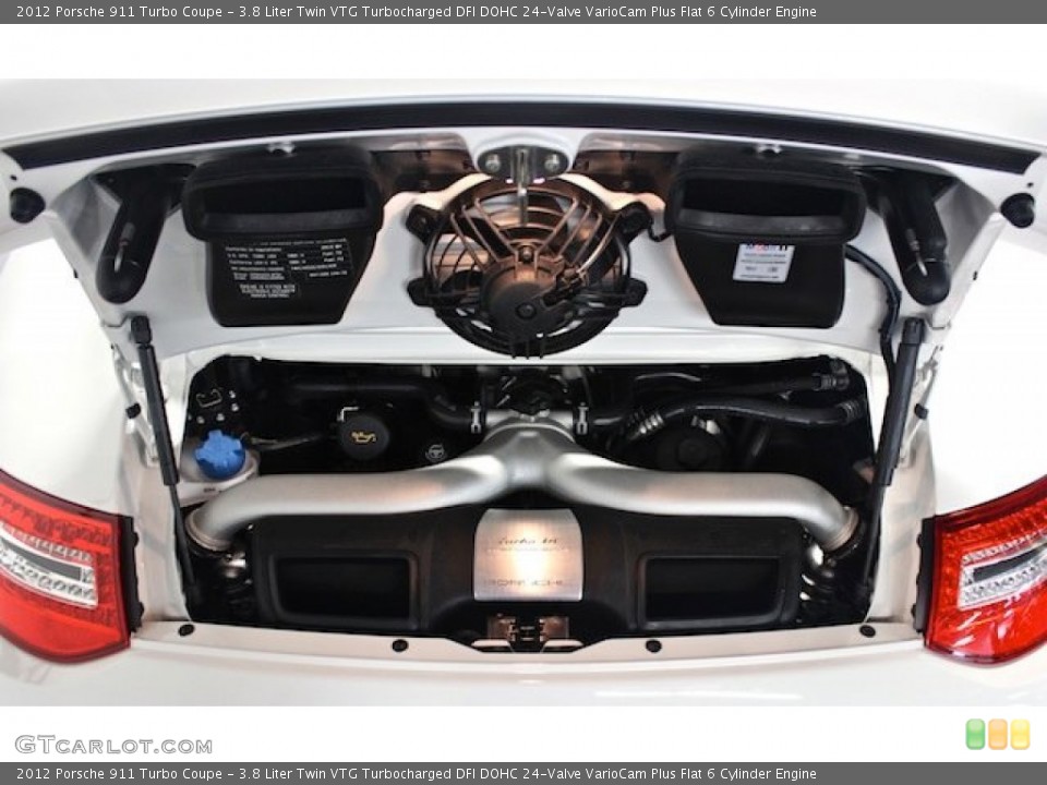 3.8 Liter Twin VTG Turbocharged DFI DOHC 24-Valve VarioCam Plus Flat 6 Cylinder Engine for the 2012 Porsche 911 #81922948