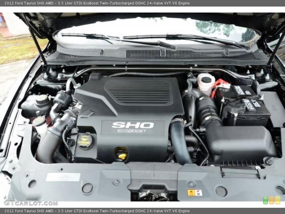 3.5 Liter GTDI EcoBoost Twin-Turbocharged DOHC 24-Valve VVT V6 Engine for the 2012 Ford Taurus #81949383