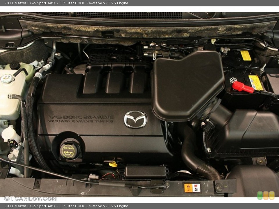 3.7 Liter DOHC 24-Valve VVT V6 Engine for the 2011 Mazda CX-9 #81967220