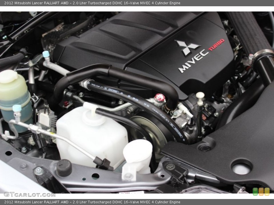 2.0 Liter Turbocharged DOHC 16-Valve MIVEC 4 Cylinder Engine for the 2012 Mitsubishi Lancer #81969518