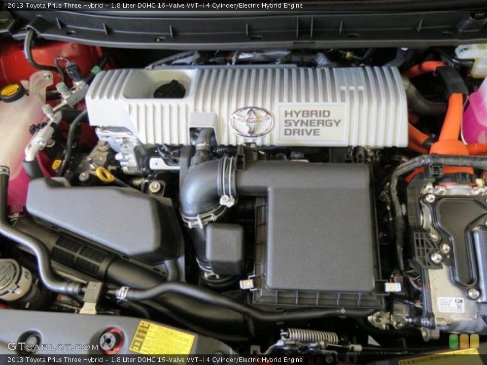 1.8 Liter DOHC 16-Valve VVT-i 4 Cylinder/Electric Hybrid Engine for the 2013 Toyota Prius #82018157