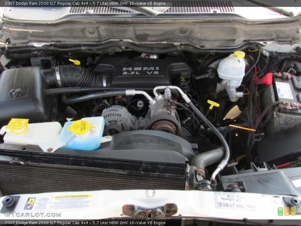 5.7 Liter HEMI OHV 16-Valve V8 Engine for the 2007 Dodge Ram 2500 #82041216