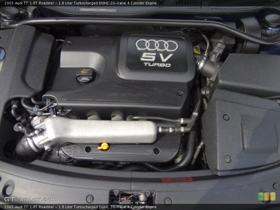 1.8 Liter Turbocharged DOHC 20-Valve 4 Cylinder Engine for the 2003 Audi TT #82045392