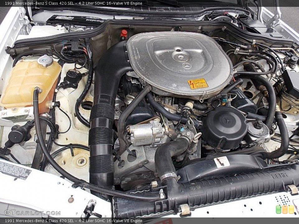 4.2 Liter SOHC 16-Valve V8 Engine for the 1991 Mercedes-Benz S Class #82047204