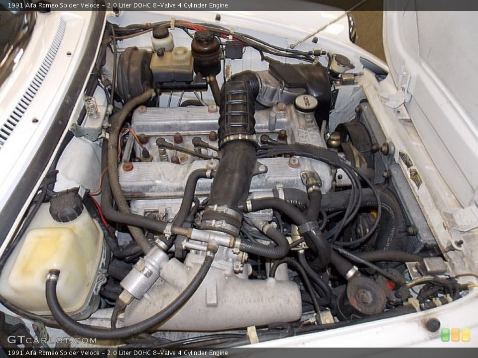 2.0 Liter DOHC 8-Valve 4 Cylinder Engine for the 1991 Alfa Romeo Spider #82071277