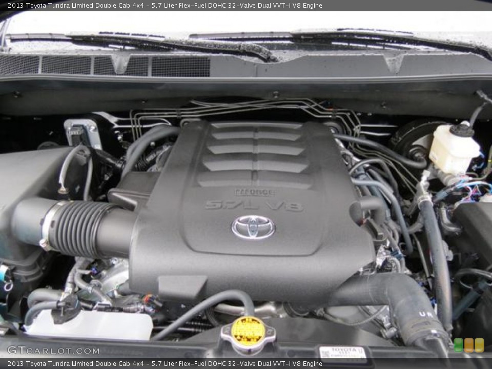 5.7 Liter Flex-Fuel DOHC 32-Valve Dual VVT-i V8 Engine for the 2013 Toyota Tundra #82071917