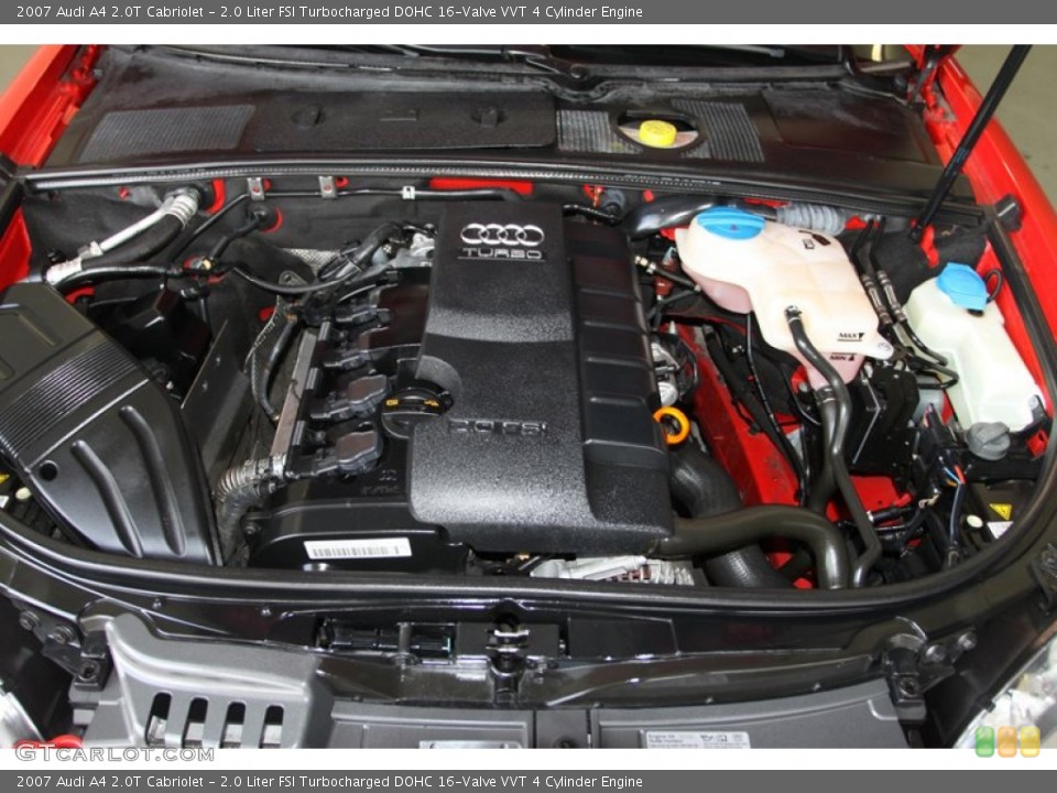 2.0 Liter FSI Turbocharged DOHC 16-Valve VVT 4 Cylinder 2007 Audi A4 Engine