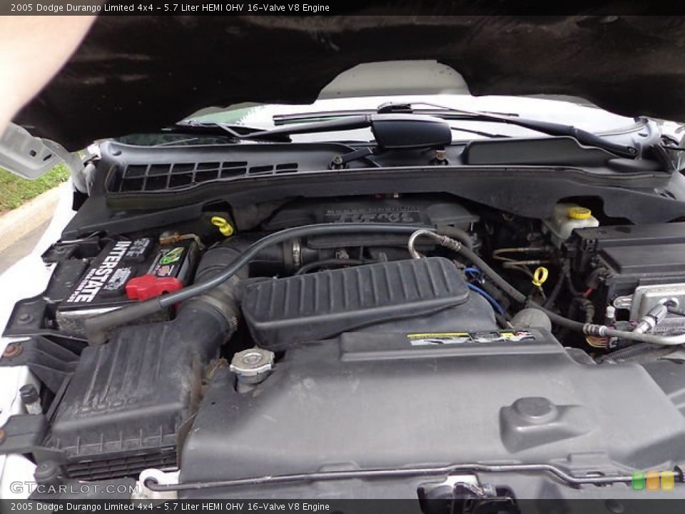 5.7 Liter HEMI OHV 16-Valve V8 Engine for the 2005 Dodge Durango #82087042