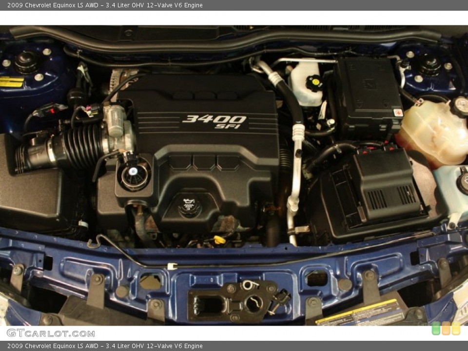 3.4 Liter OHV 12-Valve V6 Engine for the 2009 Chevrolet Equinox #82089725