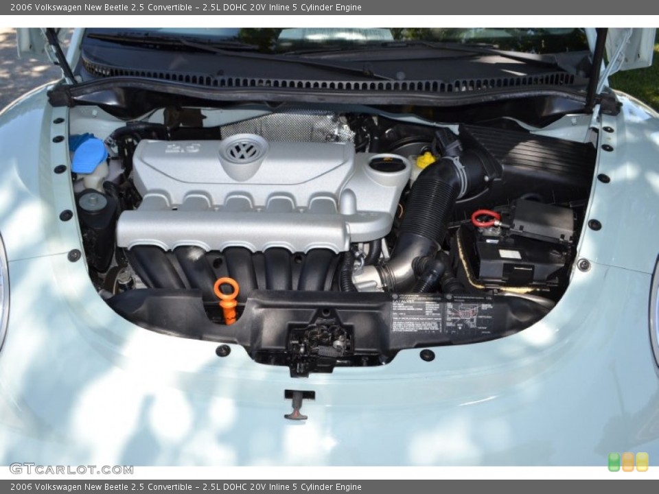 2.5L DOHC 20V Inline 5 Cylinder Engine for the 2006 Volkswagen New Beetle #82104658