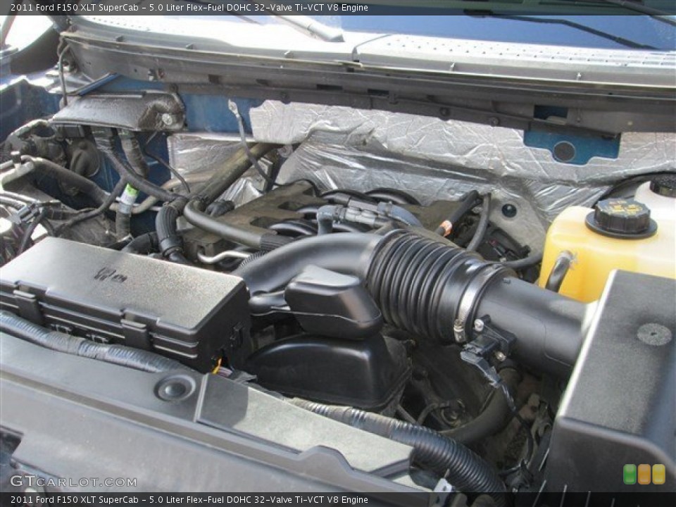 5.0 Liter Flex-Fuel DOHC 32-Valve Ti-VCT V8 Engine for the 2011 Ford F150 #82111192