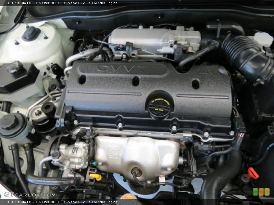 1.6 Liter DOHC 16-Valve CVVT 4 Cylinder Engine for the 2011 Kia Rio #82116439
