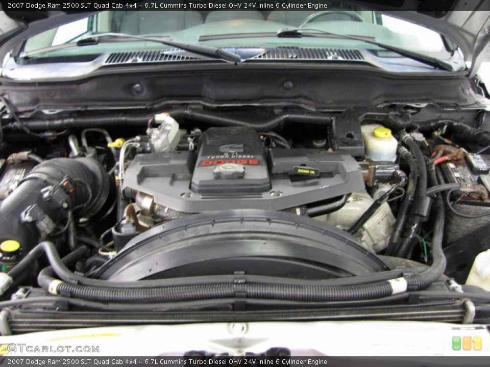 6.7L Cummins Turbo Diesel OHV 24V Inline 6 Cylinder Engine for the 2007 Dodge Ram 2500 #82125713