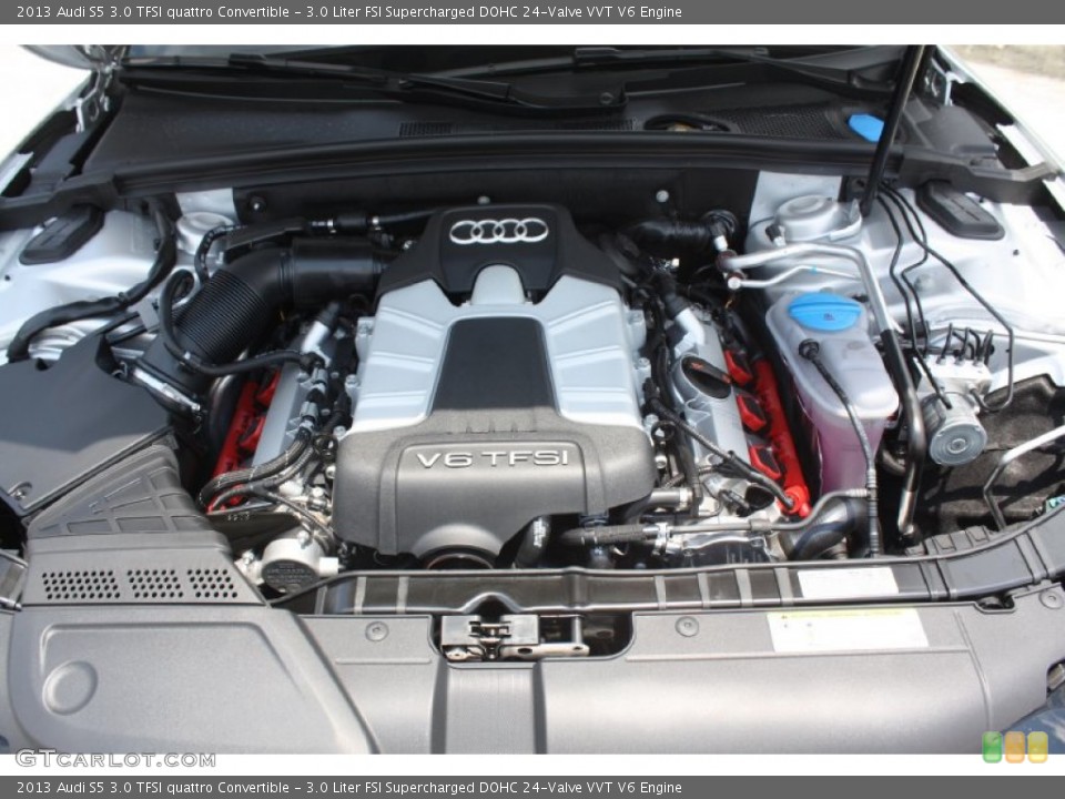 3.0 Liter FSI Supercharged DOHC 24-Valve VVT V6 Engine for the 2013 Audi S5 #82127681