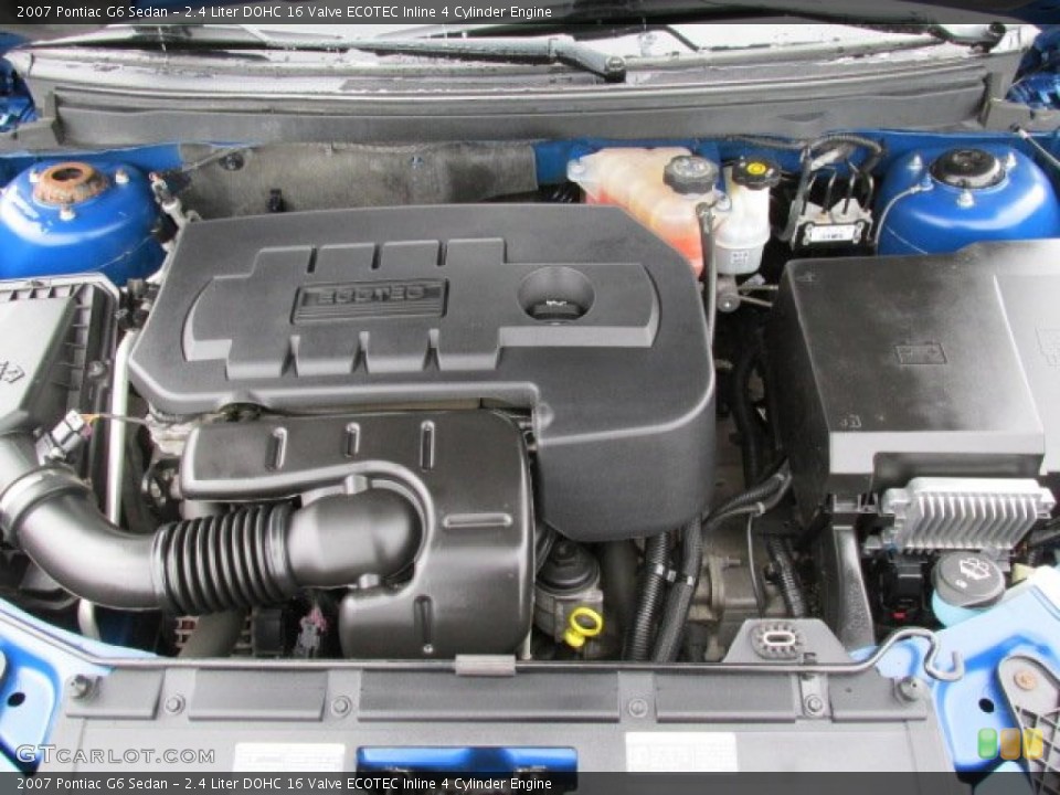 2.4 Liter DOHC 16 Valve ECOTEC Inline 4 Cylinder 2007 Pontiac G6 Engine