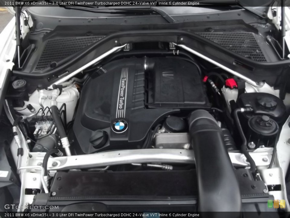 3.0 Liter DFI TwinPower Turbocharged DOHC 24-Valve VVT Inline 6 Cylinder Engine for the 2011 BMW X6 #82141578