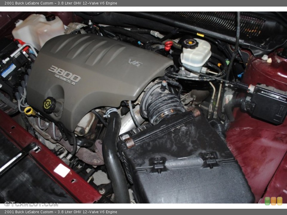3.8 Liter OHV 12-Valve V6 2001 Buick LeSabre Engine
