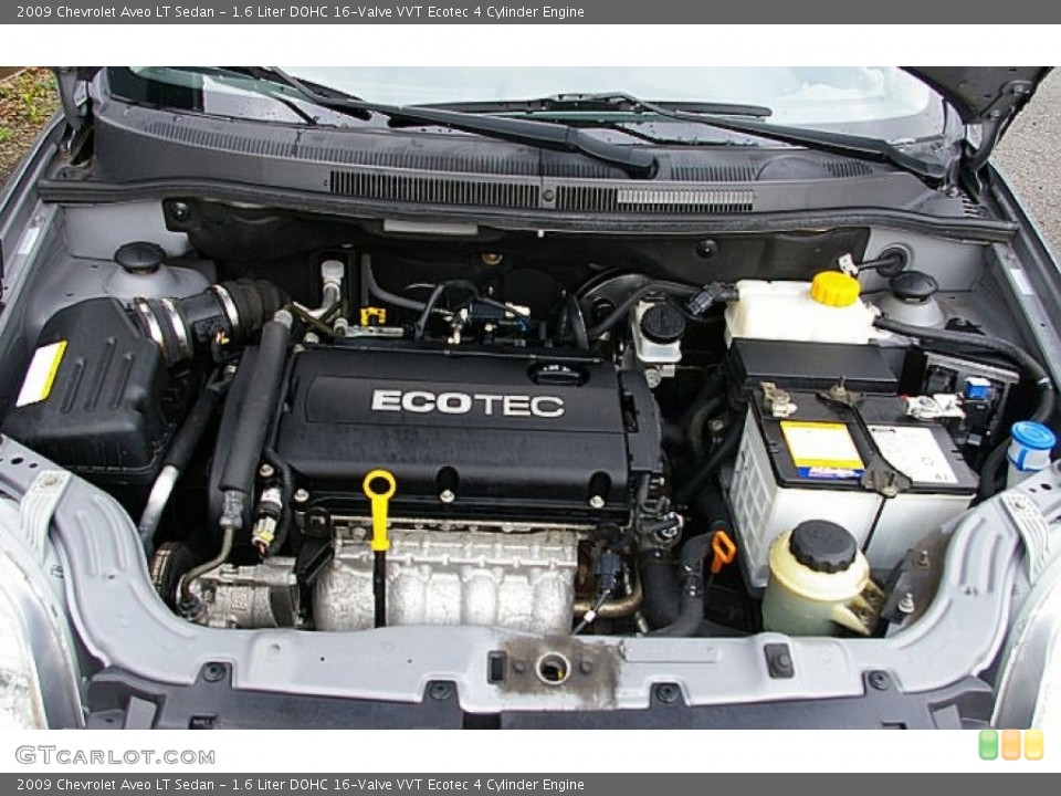1.6 Liter DOHC 16-Valve VVT Ecotec 4 Cylinder Engine for the 2009 Chevrolet Aveo #82149115