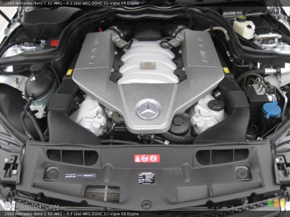 6.3 Liter AMG DOHC 32-Valve V8 Engine for the 2009 Mercedes-Benz C #82222042