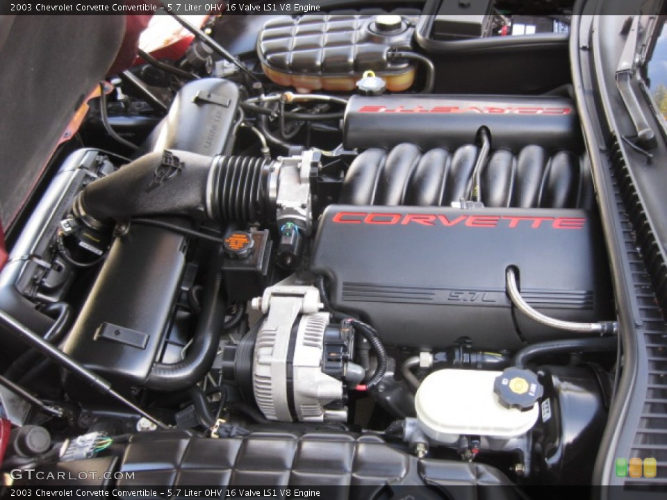 5.7 Liter OHV 16 Valve LS1 V8 Engine for the 2003 Chevrolet Corvette #82225224