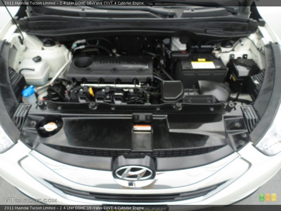 2.4 Liter DOHC 16-Valve CVVT 4 Cylinder Engine for the 2011 Hyundai Tucson #82233381