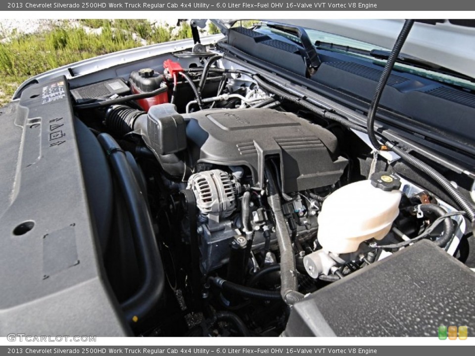 6.0 Liter Flex-Fuel OHV 16-Valve VVT Vortec V8 Engine for the 2013 Chevrolet Silverado 2500HD #82244934