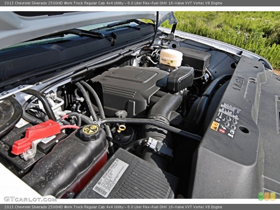 6.0 Liter Flex-Fuel OHV 16-Valve VVT Vortec V8 Engine for the 2013 Chevrolet Silverado 2500HD #82244961
