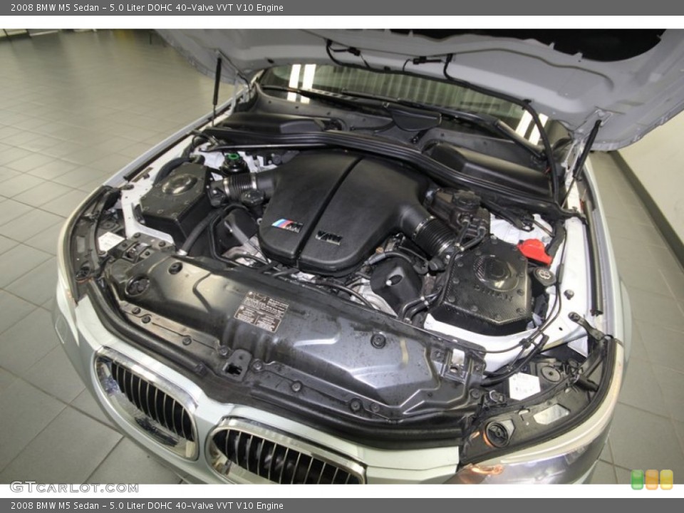 5.0 Liter DOHC 40-Valve VVT V10 Engine for the 2008 BMW M5 #82245996