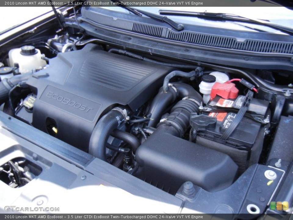 3.5 Liter GTDI EcoBoost Twin-Turbocharged DOHC 24-Valve VVT V6 Engine for the 2010 Lincoln MKT #82258371