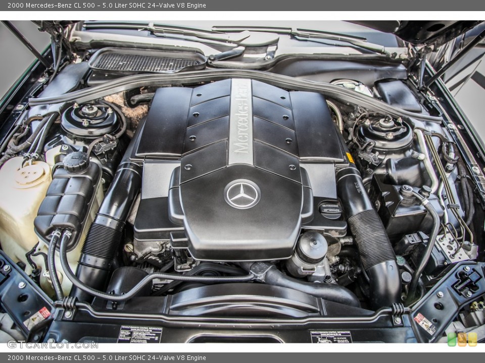 5.0 Liter SOHC 24-Valve V8 2000 Mercedes-Benz CL Engine