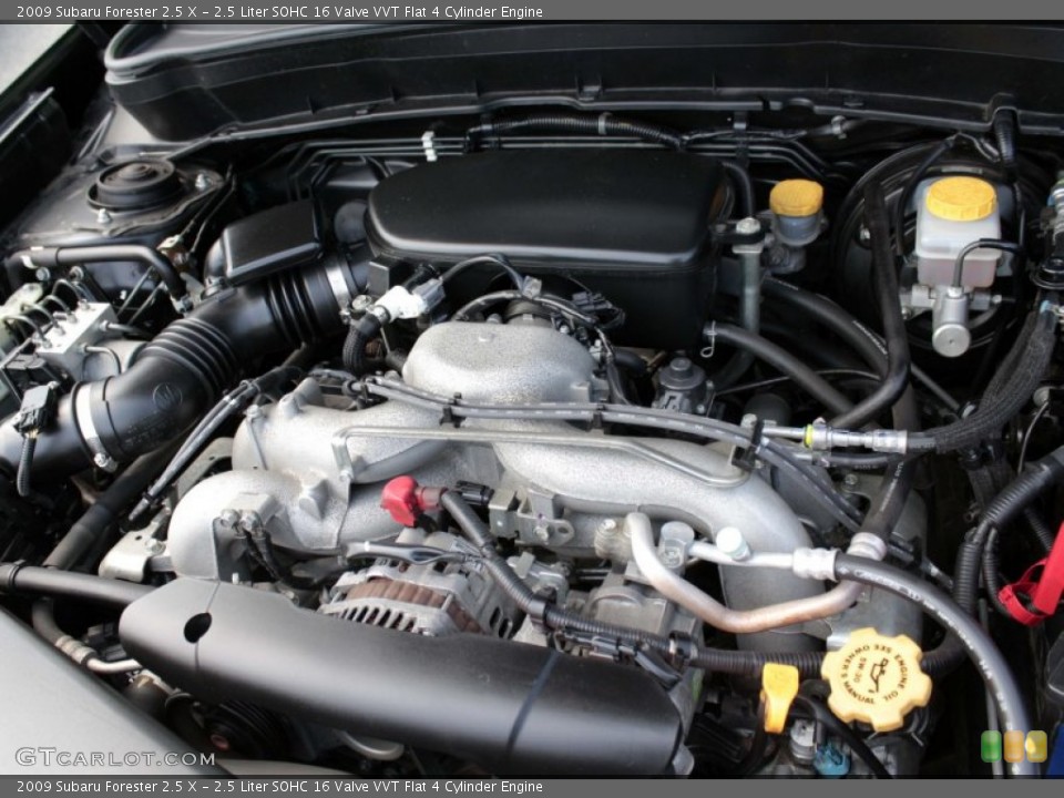 2.5 Liter SOHC 16 Valve VVT Flat 4 Cylinder Engine for the 2009 Subaru Forester #82264137