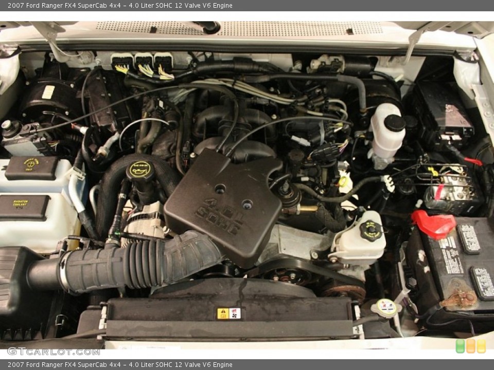4.0 Liter SOHC 12 Valve V6 2007 Ford Ranger Engine