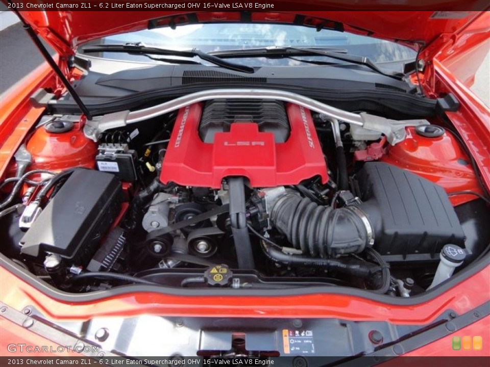 6.2 Liter Eaton Supercharged OHV 16-Valve LSA V8 Engine for the 2013 Chevrolet Camaro #82293304