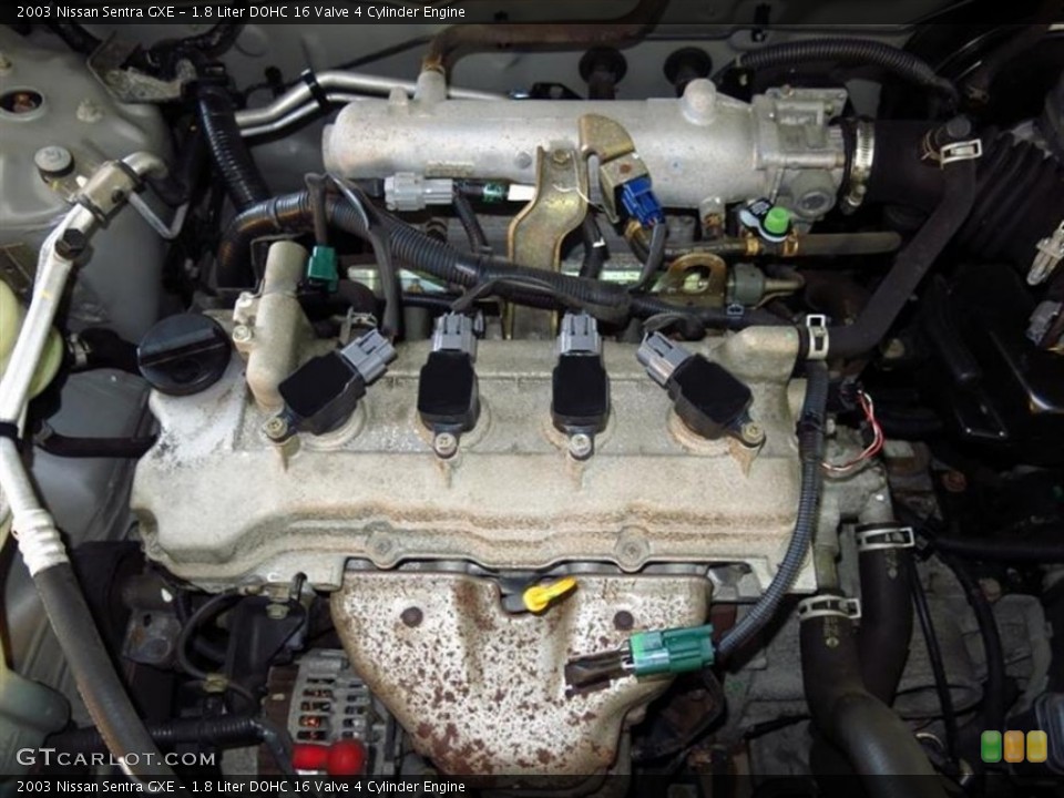 1.8 Liter DOHC 16 Valve 4 Cylinder Engine for the 2003 Nissan Sentra #82294379