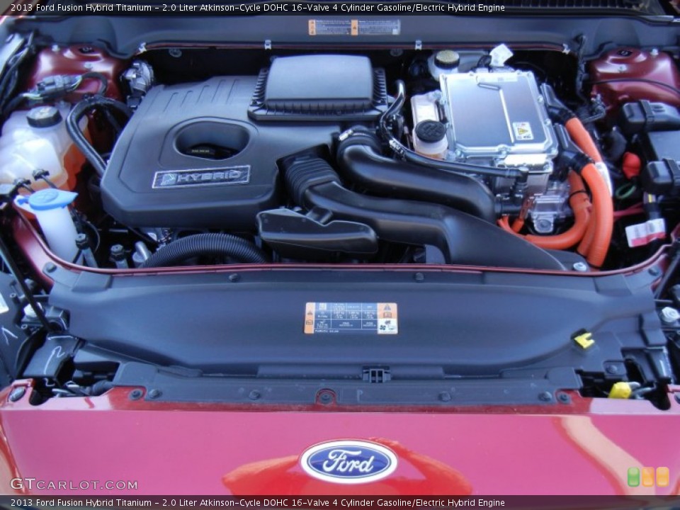 2.0 Liter Atkinson-Cycle DOHC 16-Valve 4 Cylinder Gasoline/Electric Hybrid Engine for the 2013 Ford Fusion #82302886